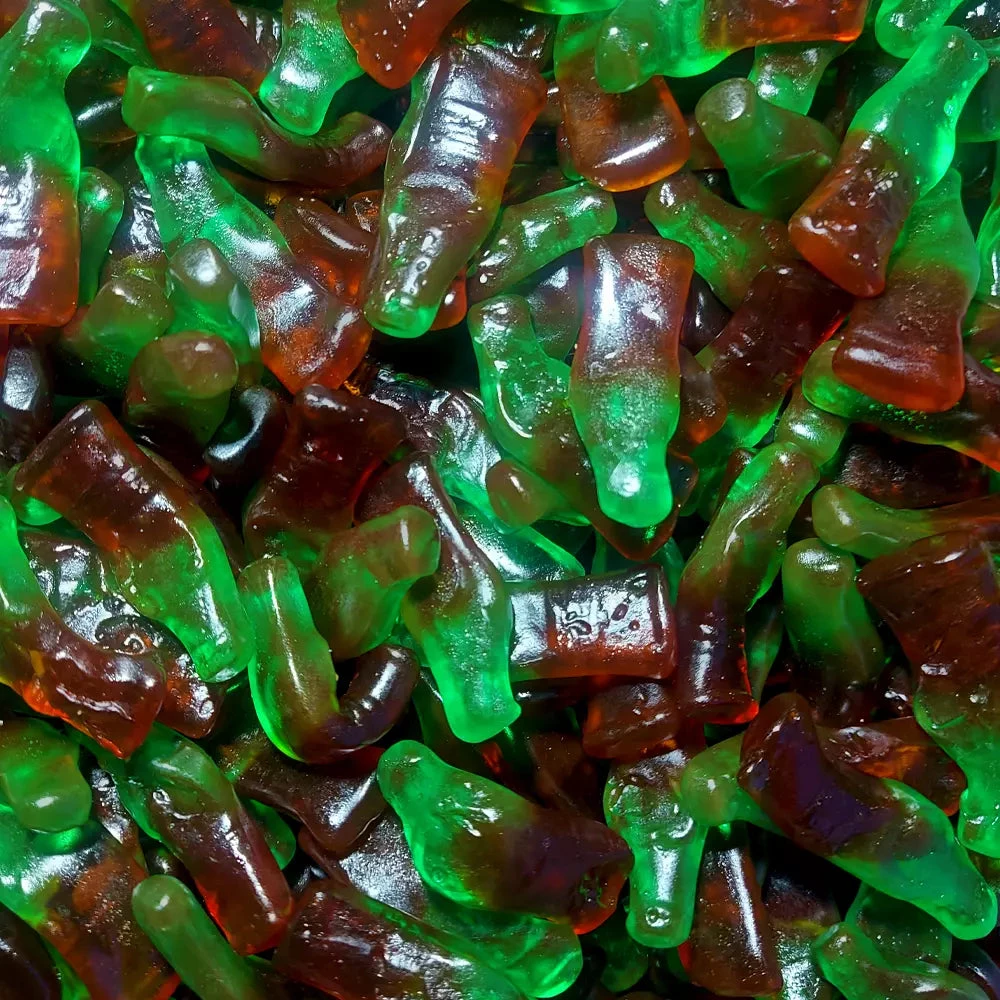 Nowco All Lollies Cola Lime Bottle Lollies 3 Nowco All Lollies Cola Lime Bottle Lollies