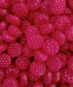 Mayceys Raspberry Drop Hard Boiled Lollies