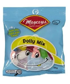 All Lollies Mayceys Dolly Mix Smiley Bag