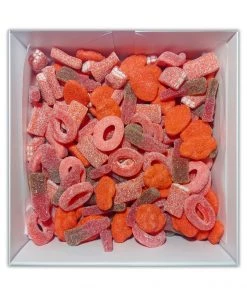 Candy Co Red Sweet & Sour Lolly Box - 1kg Of Lollies