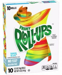 General Mills Fruit Rollups Tropical Tie-Dye 10 Pk