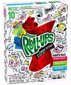 General Mills Fruit Rollups Variety 10 Pk All Lollies