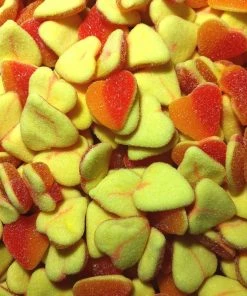 Bebeto Sour Peach Heart Lollies All Lollies