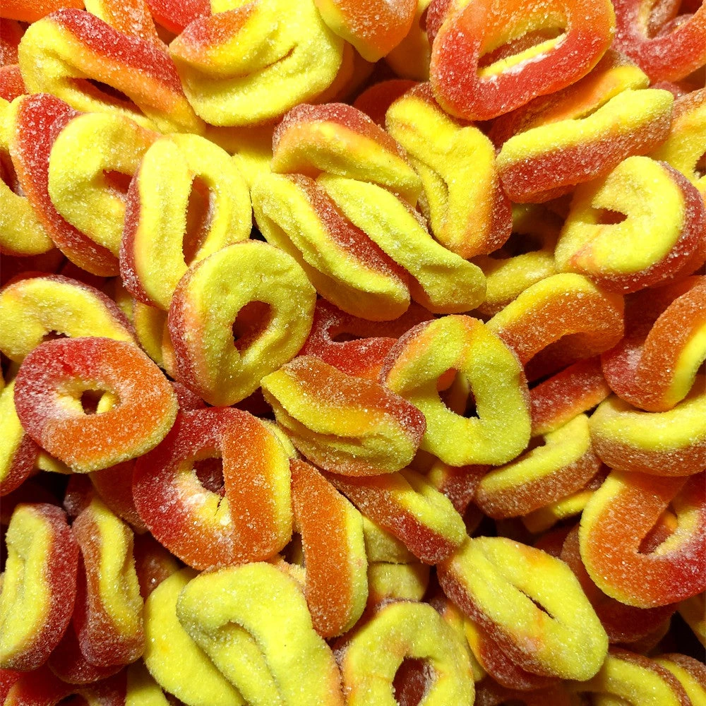 Kervan Sour Peach Ring Lollies All Lollies 3 Kervan Sour Peach Ring Lollies All Lollies