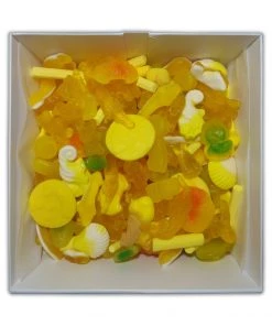 Candy Co All Lollies Yellow Lolly Gift Box - 1kg Of Yellow Lollies