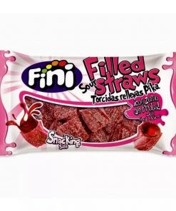 Fini Sour Filled Straws 50g